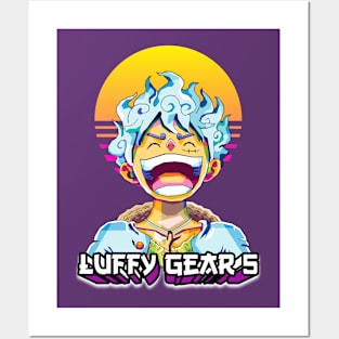 Luffy Anime Pop Art Posters and Art